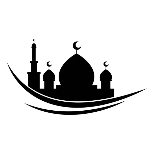 Questo Design Vettoriale Logo Della Moschea — Vettoriale Stock