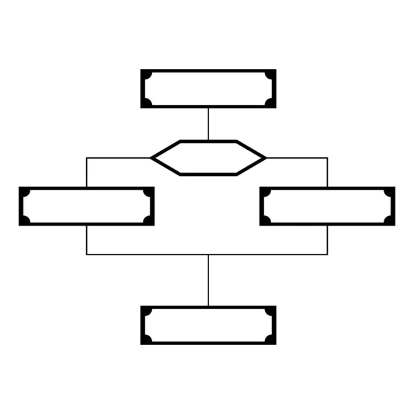 Organization Structure Vector Design — Stock Vector