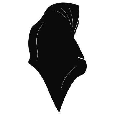 Bu tesettür vektör gösterim tasarımı