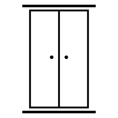 Bu dolap logo vektör illüstrasyon tasarımı