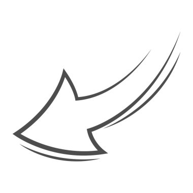 Bu ok vektör elementi çizimi