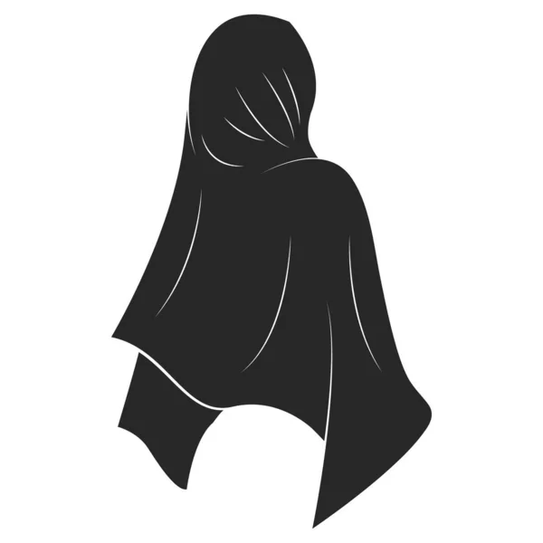 Este Diseño Ilustración Elementos Vectoriales Hijab — Vector de stock