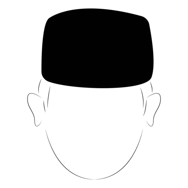 Muslim Man Vector Illustration Design — 스톡 벡터