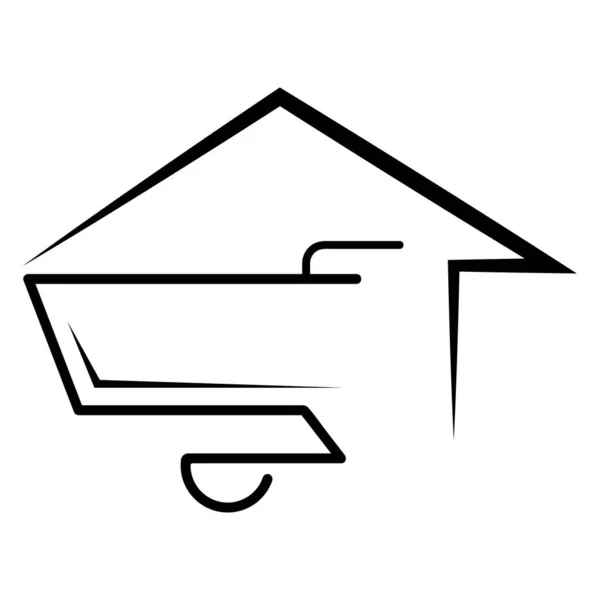 Icono Tienda Vector Ilustración Diseño — Vector de stock