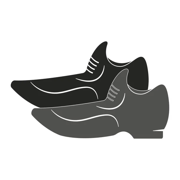Cipő Logó Vektor Illusztráció Tervezés — Stock Vector