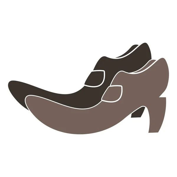 Ayakkabı Logo Vektör Çizimi Tasarımı — Stok Vektör