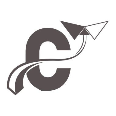 Bu harf logo vektör illüstrasyon tasarımı