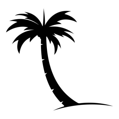 this is coconut tree vector element design clipart