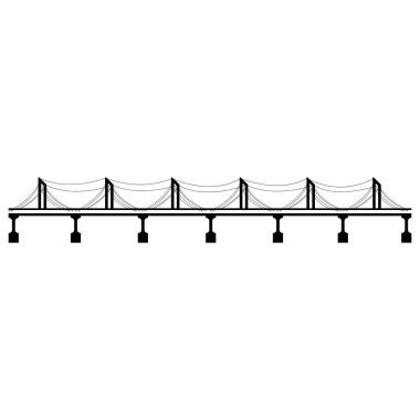 Bu köprü vektör element tasarımı çizimi