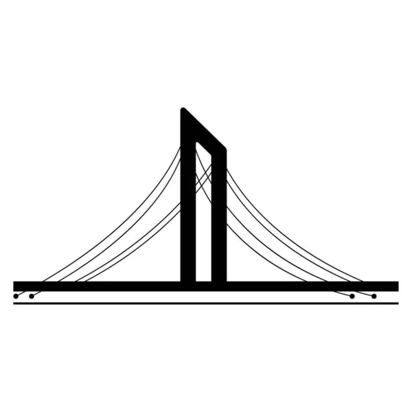 Dies Ist Eine Illustration Für Brückenvektorelemente — Stockvektor