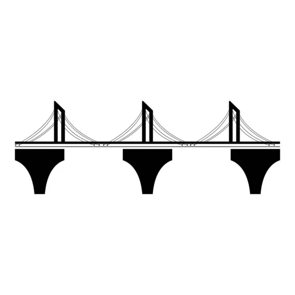 Esta Ilustración Diseño Elementos Vectoriales Puente — Vector de stock