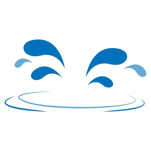 Дизайн Векторного Элемента Водного Логотипа Стоковый вектор