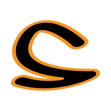 Bu Arapça harf vektör çizimi tasarımı