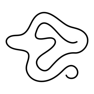 Bu soyut simge vektör illüstrasyon tasarımı