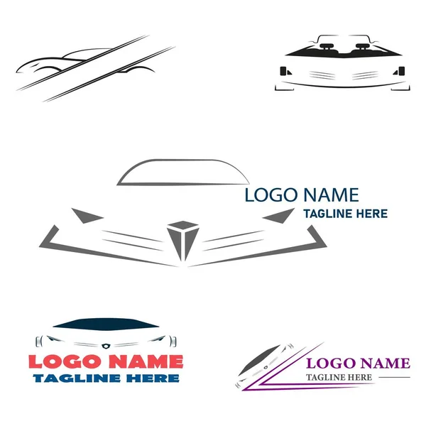 Esta Ilustração Vetor Logotipo Carro —  Vetores de Stock