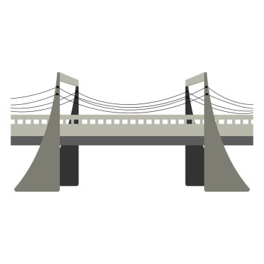 Bu köprü simgesi vektör çizimi tasarımı