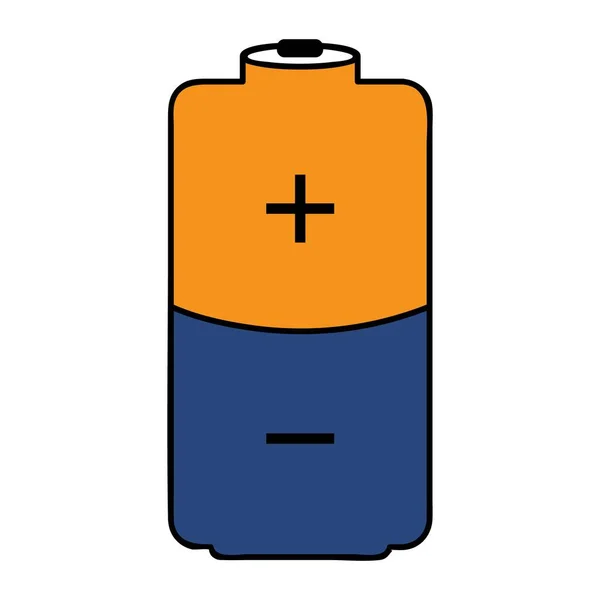Est Illustration Vectorielle Icône Batterie Design — Image vectorielle
