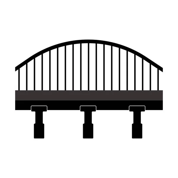 Dies Ist Brücke Symbol Vektor Illustration Design — Stockvektor