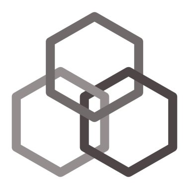 Bu soyut simge vektör illüstrasyon tasarımı