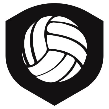 Bu volley vektör element çizim tasarımı.