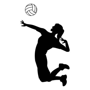 Bu volley vektör element çizim tasarımı.