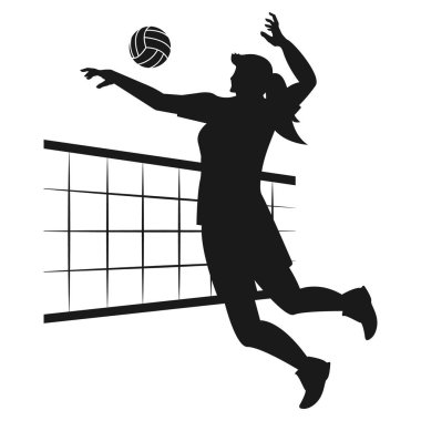Bu volley vektör element çizim tasarımı.