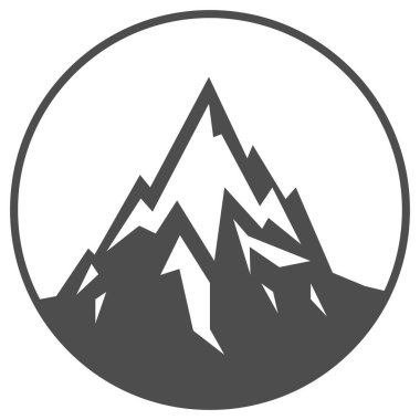 Bu Montain logo vektör çizimi.
