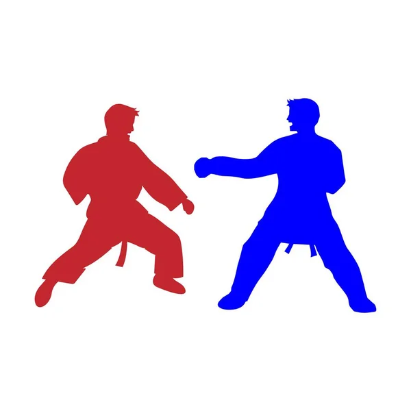 Karate Vektorový Ilustrační Design — Stockový vektor