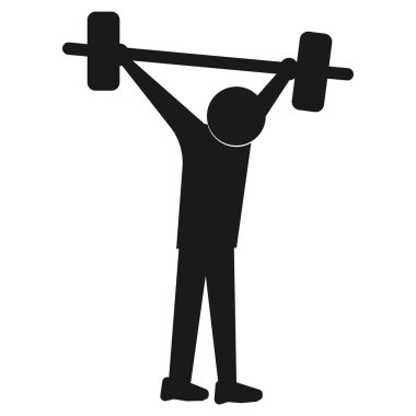 Bu fitness vektör çizimi tasarımı