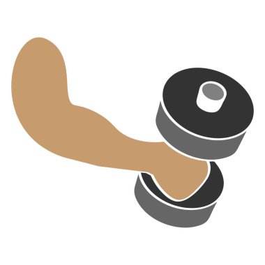 Bu fitness vektör çizimi tasarımı