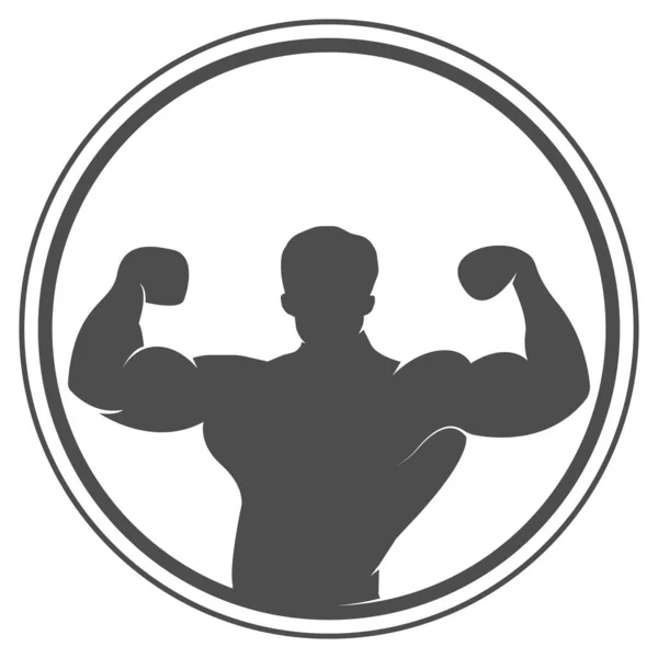 Strong arm, bodybuilding vector line icon, linear concept, outline