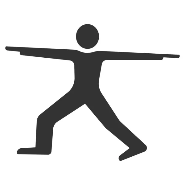 Векторная Иллюстрация Упражнений Йоги — стоковый вектор