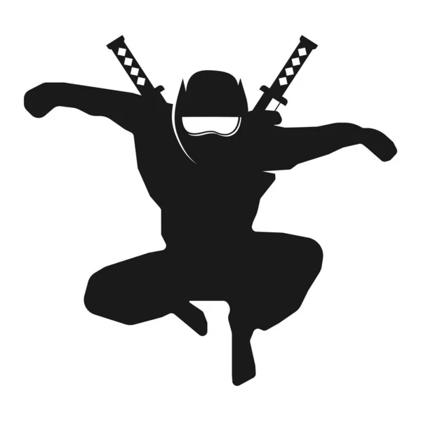 Ninjaların Vektör Çizimi — Stok Vektör