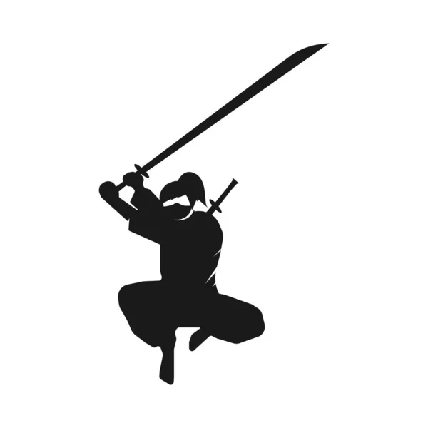 Dit Ninja Vector Illustratie Ontwerp — Stockvector
