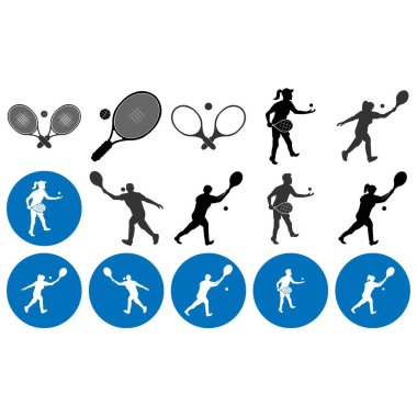 Bu tenis vektör çizimi tasarımı.