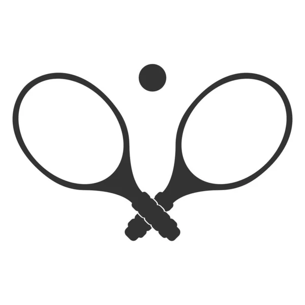 Tämä Tennis Vektori Kuvitus Suunnittelu — vektorikuva