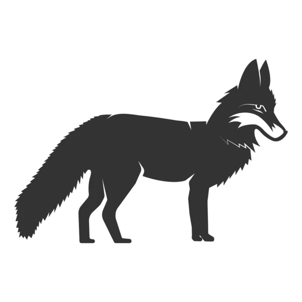 Dies Ist Vektor Der Fuchs Ikone Illustration Design — Stockvektor