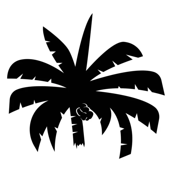 Vector Coconut Tree Illustration Design — Stock Vector