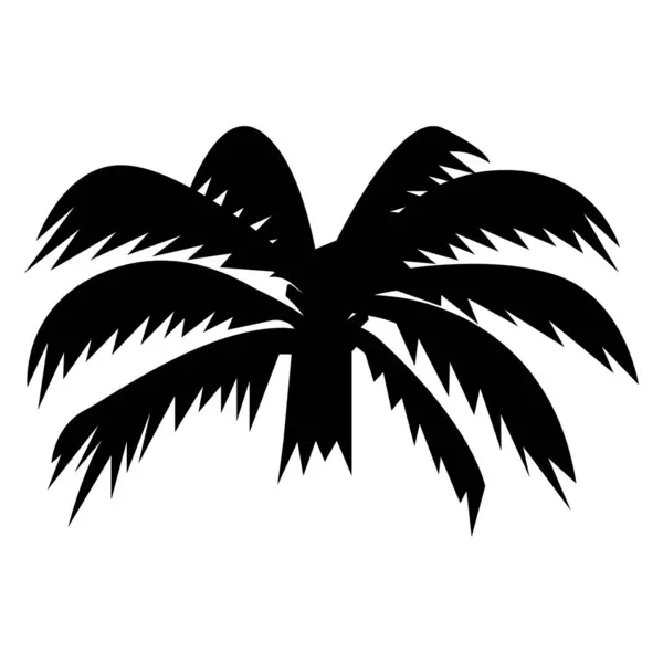Vector Coconut Tree Illustration Design — Stock Vector