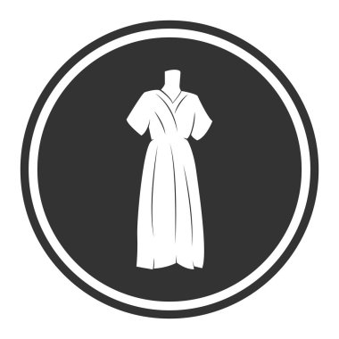 Bu, eşsiz bir deseni olan bir tasvir vektör elbisesi.