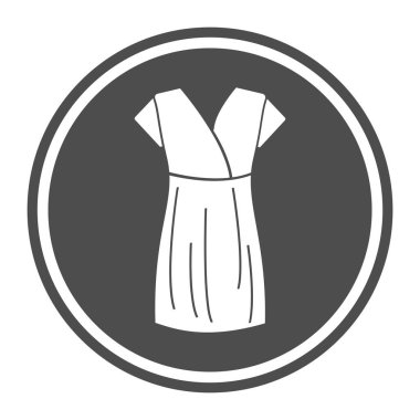 Bu, eşsiz bir deseni olan bir tasvir vektör elbisesi.