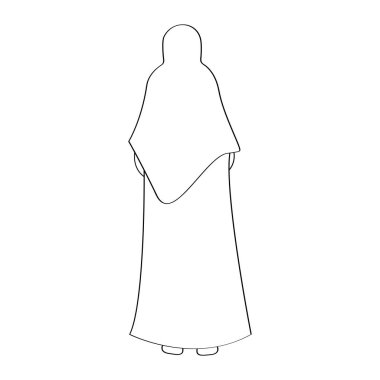 Müslüman insanlar vektör tasarım elementleri