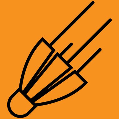badminton logo vektör illüstrasyon tasarımı