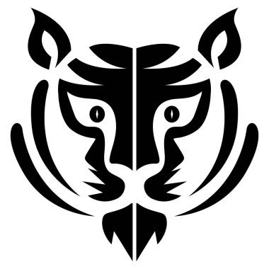 Kaplan kafasının basit logo vektörünü al 