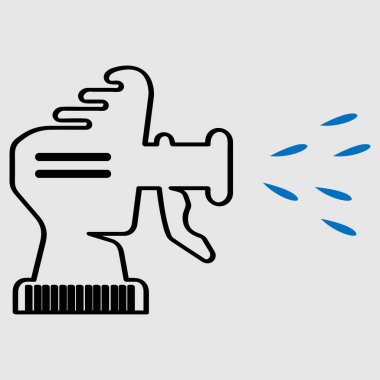 Bu sprey logo vektör çizimi.