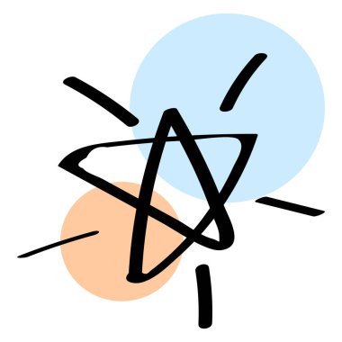 Bu yıldız vektör çizimi tasarımı.