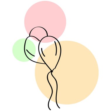 Bu balon vektör çizimi.