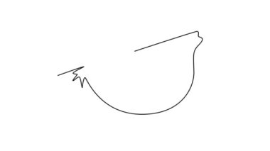 Bitkisel logo kimliği için kendi kendine çizim yapmak, yarım dilimlenmiş sağlıklı, organik soğanı kendine çekmektir. Taze ekilmiş baharat konsepti sebze ikonu. Tam uzunluktaki tek çizgi canlandırması