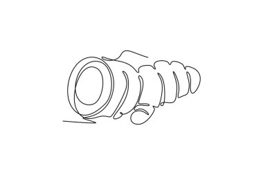 Logo kimliği için sağlıklı taze organik zerdeçal çizimi. Sebze ikonu için taze çiçek konsepti. Modern sürekli çizgi çizimi tasarım grafik vektör çizimi