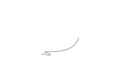 Logo kimliği için sağlıklı organik patlıcanların sürekli çizildiği animasyon çizimi. Sebze ikonu için taze tropik bitki konsepti. Tam uzunluktaki tek çizgi canlandırması